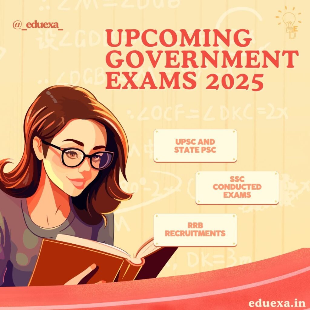 Upcoming Government Exams 2025